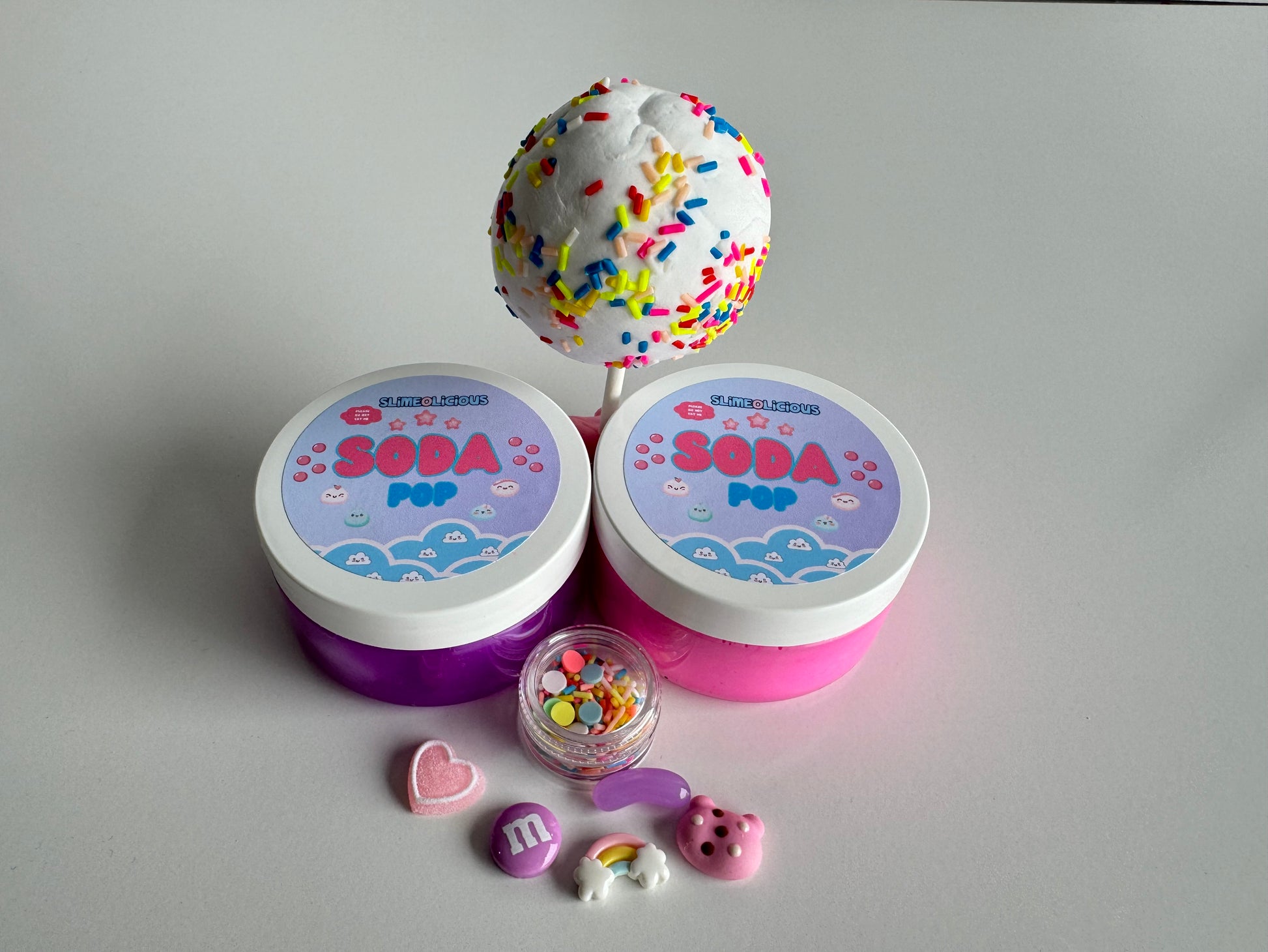 Squish, Squeeze and Pop with this slime kit. Handmade in Australia